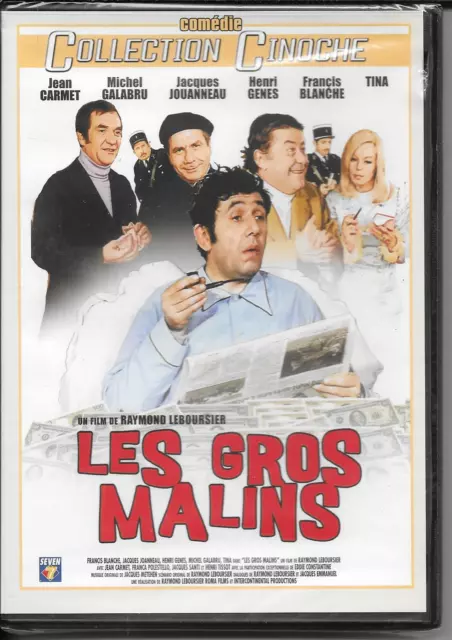 Dvd Zone 2--Les Gros Malins--Carmet/Galabru/Blanche/Genes/Tina--Neuf