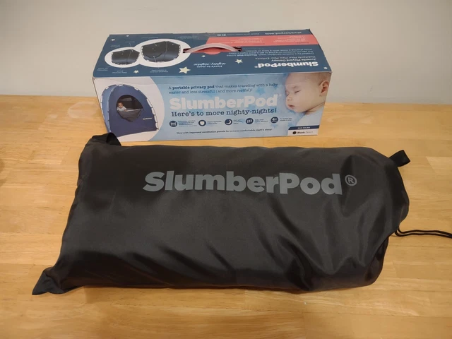 Slumberpod Privacy Pod Blackout Canopy Travel Sleep Space Age 4 Months+ Black