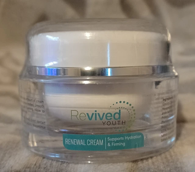 New Sealed Revived Youth Renewal Cream 1oz. Supports, Hydration, & Firming