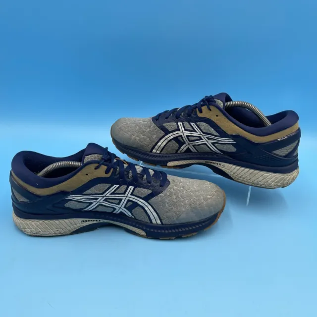 Asics Gel Kayano 26 Mens Trainers Running Shoes Blue/Grey 1011A806 UK 10 / EU 45