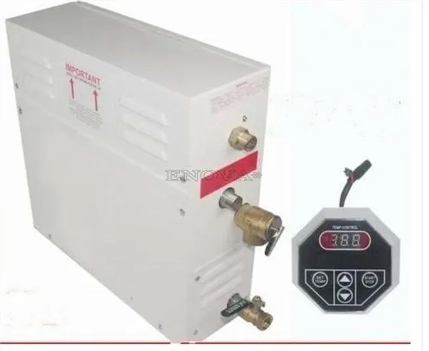 Generador de vapor de 9 kW sauna baño y hogar spa paquete de autodrenaje ah