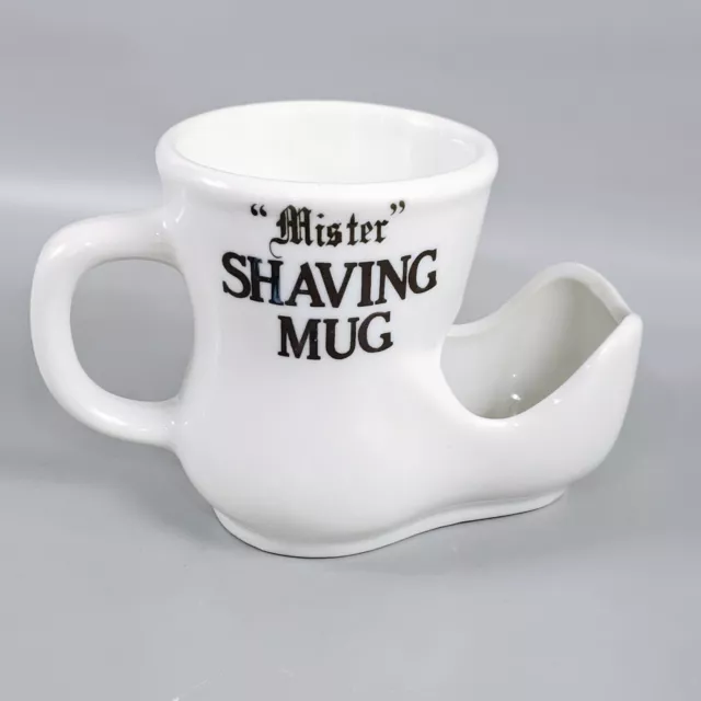 Vintage "Mister" Ceramic Scuttle Shaving Mug