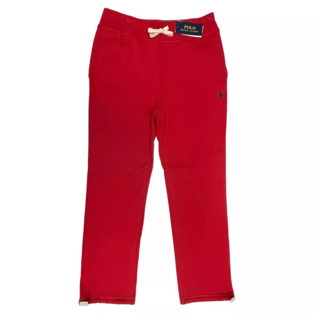 Polo Ralph Lauren Stretch Sweatpants Red Drawstring Cotton Elastic $125