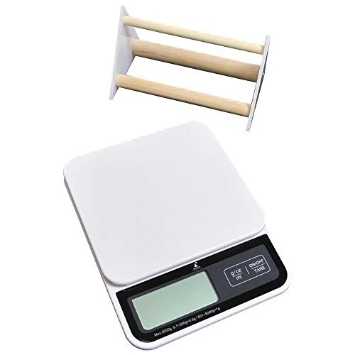 W.C. Redmon Deluxe Digital Small Animal and Aviary Scale with Perch Golds & Y...