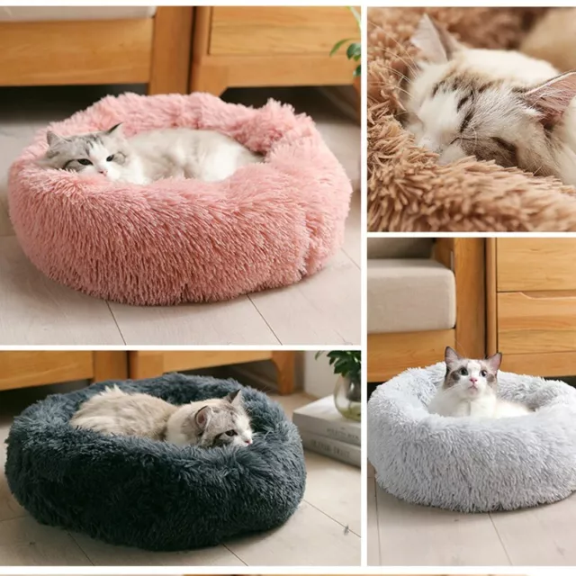 Dog Bed Super Soft Washable Long Plush Pet Kennel Deep Sleep Dog House Velvet Ma