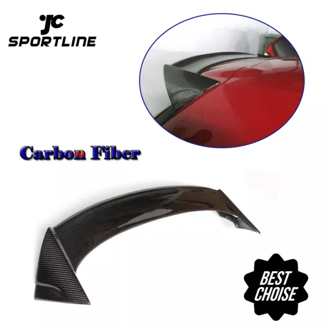 For Volkswagen VW Scirocco 2009-2013 Rear Roof Spoiler Wing Refit Carbon Fiber