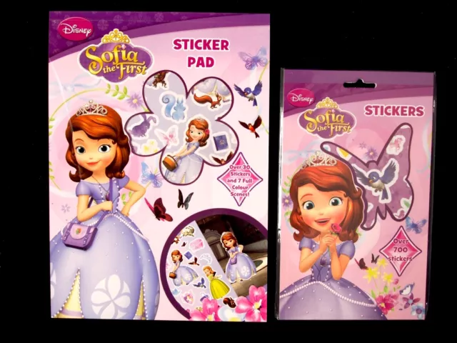 Disney Sofia The First Sticker Fun Kit Pad Sheet Scene - Craft Activity Art Kid