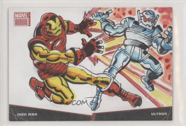 2020-21 Upper Deck Marvel Annual 1/1 Al Milgrom #BB12.1 Auto Sketch tu6