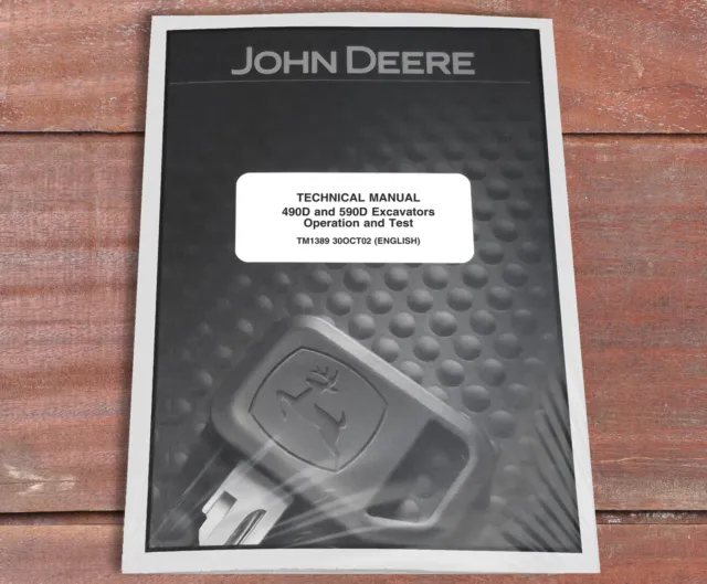 John Deere 490D and 590D Operation & Test Service Manual - TM1389