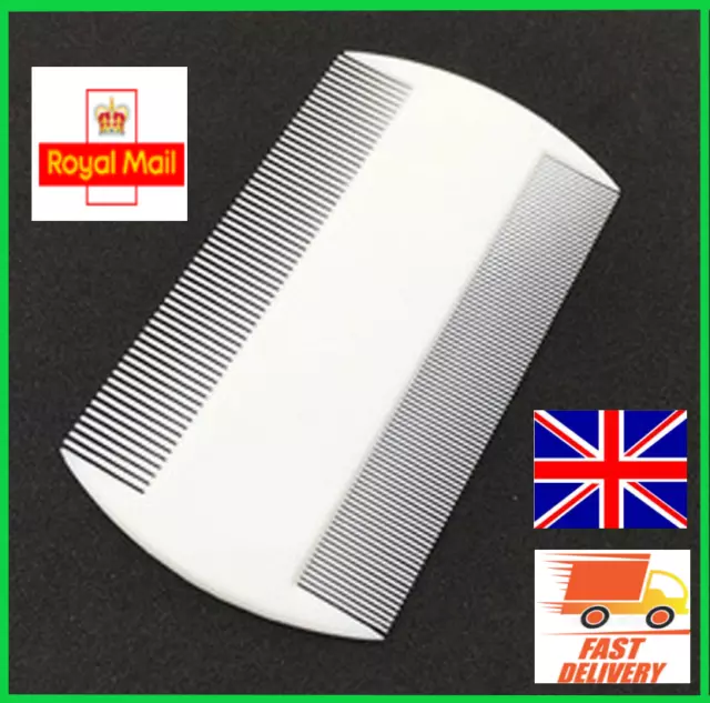 Fine Tooth Comb Double side Lice Nit Comb Hair Itchy Children Adult Pet Dog Cat