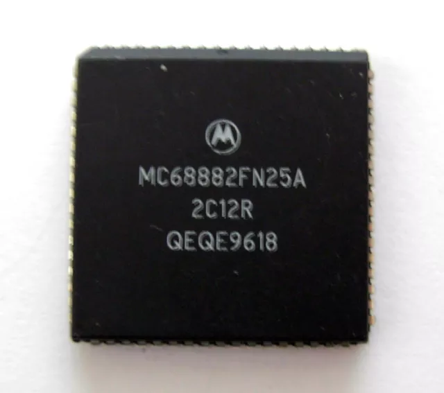 Motorola MC 68882 FN25 FPU 25 Mhz processor ATARI MEGA STE, FALCON, AMIGA, APPLE