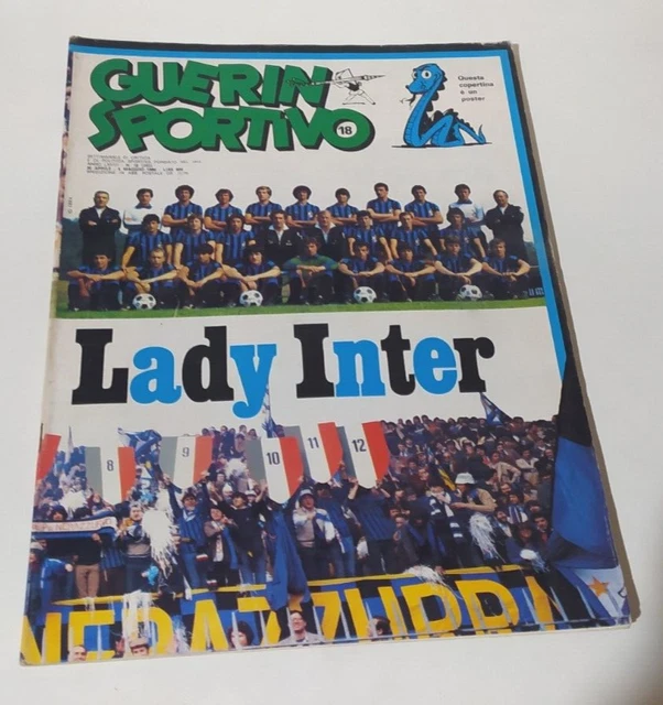 Guerin Sportivo - Numéro Tricolore Figli Delle Stelle - Poster Inter Champion - Italie