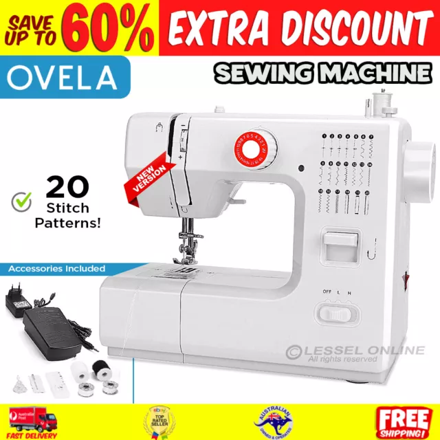 Sewing Machine with 20 Stitches Functions 4 Step Buttonhole Auto Thread Rewind