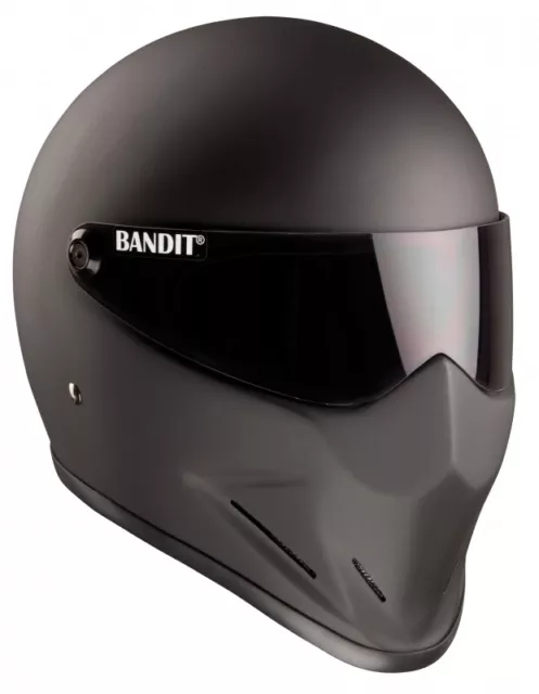 Moto Jet Casque Bandit Crystal(Sans Ece ) Couleur: Noir Mat Taille : M(57)