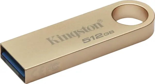 Kingston 512 GB DataTraveler SE9 G3 3.2 Gen1 USB-Stick Metal Gold