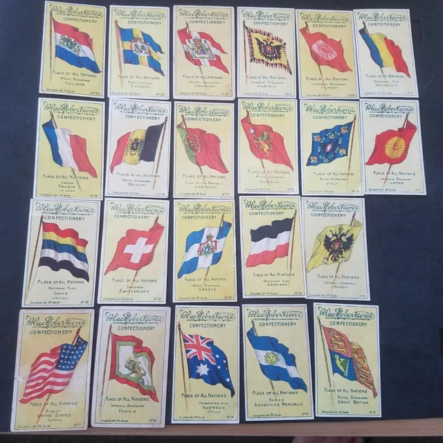 MacROBERTSONS  FLAGS OF ALL NATIONS 22/24