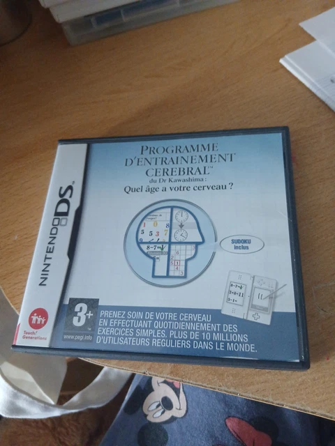 Trader Games - PROGRAMME D'ENTRAINEMENT CEREBRAL DU DR KAWASHIMA NINTENDO DS (NDS) FRA OCCASION sur Nintendo DS