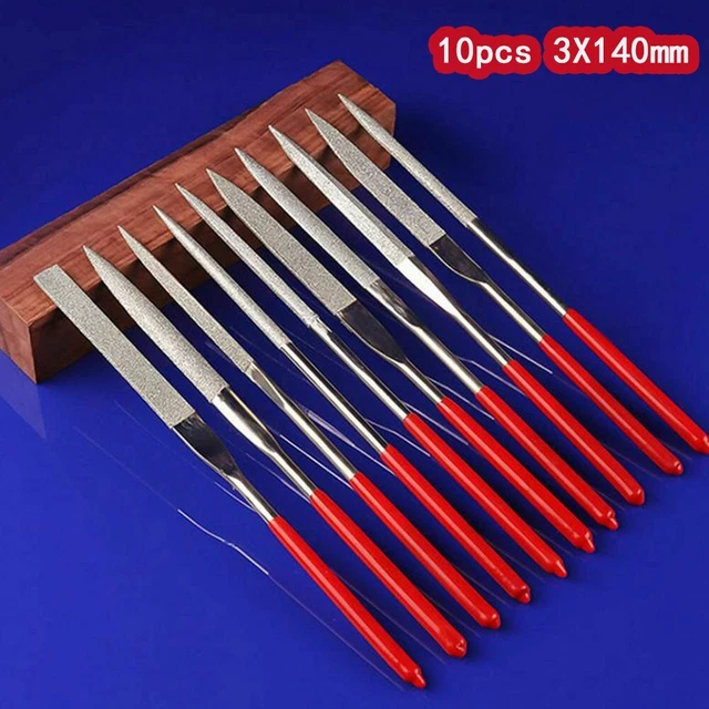 Diamond Needle File Set 3*140 Mm For Jewelry Restoration-Various Tip Shapes
