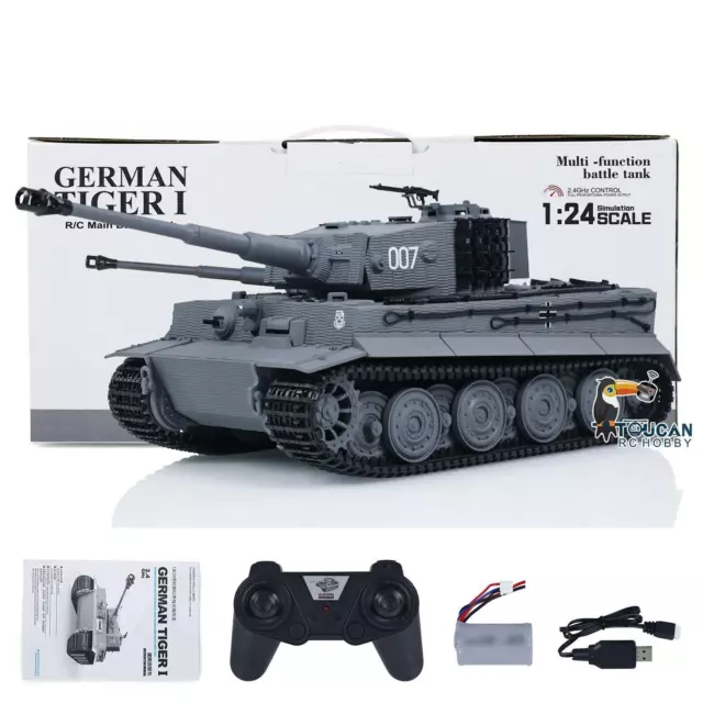 1/24 Scale RC Battle Tank Taigen Tiger I Infrared Combat Military Tanks Model