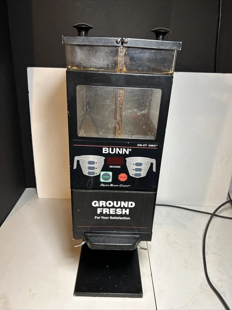 BUNN G9-2T HD COMMERCIAL COFFEE GRINDER bean ground g9 series dual hopper