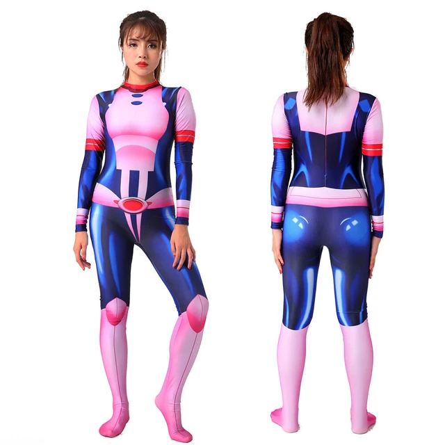 MY HERO ACADEMIA Uraraka Ochako Onepiece Bodysuit Jumpsuit Cosplay