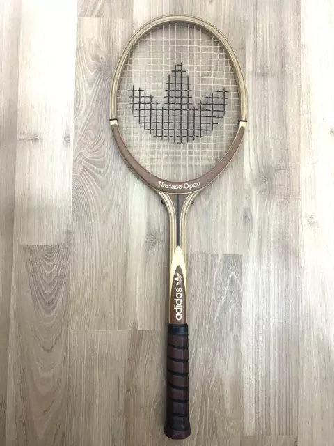 Original Vintage Tennisschläger ADIDAS Nastase Open ads 041 - RARITÄT - sehr gut