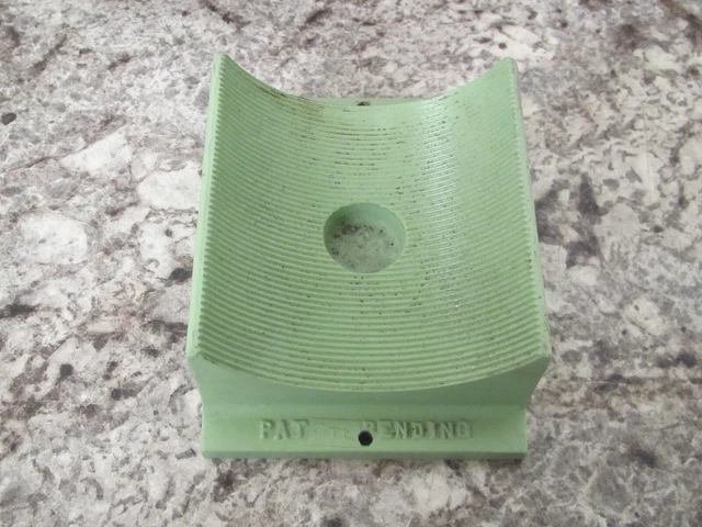 Mcelroy S430450462S 4Ips Pipe Fusion Concave Serrated Heater Adapter Used