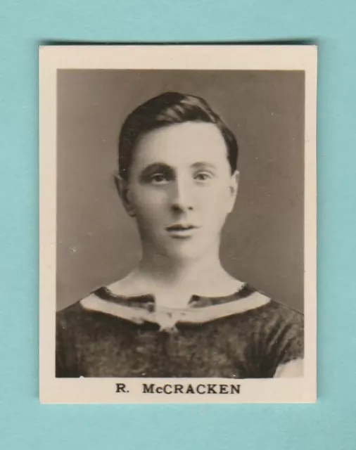 FOOTBALL  -  D.C. THOMSON  -  R.  McCRACKEN  OF  CRYSTAL  PALACE  -  1923