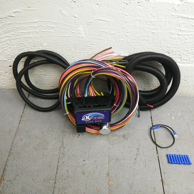 WIRE HARNESS FUSE Block Upgrade Kit for 1967 1968 Camaro hot rod