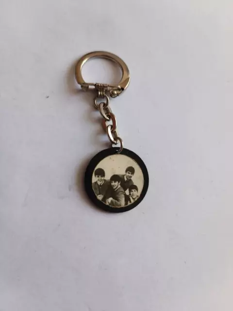 Petit Porte clés Disque Vinyle Groupe Musique THE BEATLES keychain vintage 60