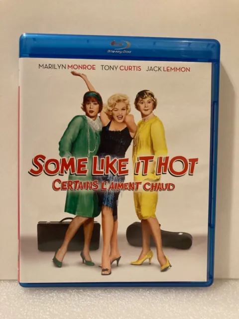 Some Like it Hot 1959 (Blu-ray MGM 2011) 6 Oscar Noms 1 Win Monroe Curtis Lemmon