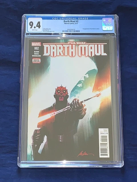 Star Wars Darth Maul #2 CGC 9.4 NM 1st appearance of Cad Bane - 1st Print 2017