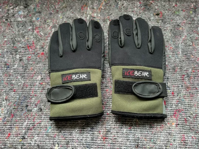 Behr Icebehr Neopren Handschuhe Winter Angeln Gr.L