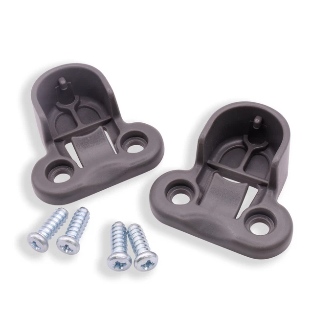 2X 130627 BLACKBROWN ORIGINAL IKEA PAX Wardrobe Brackets Clips Rail with screws £4.59 PicClick UK