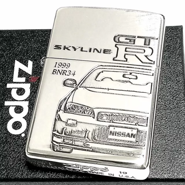 ZIPPO Lighter Skyline GT R 50th Anniversary Zippo R34 Limited Nissan Official