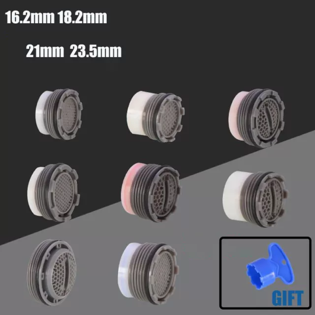16-24mm Replacement Tap Aerator Plastic Water Saving Insert For Kitchen Bathroom