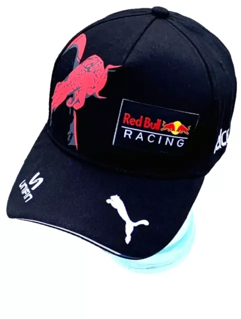 New! Red Bull Racing Sergio Checo Perez Puma Hat Cap Blue Snapback F1 Racing#11