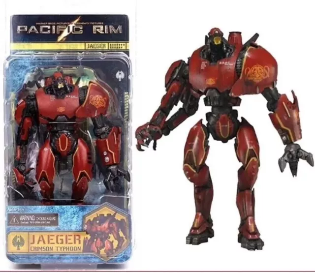 NECA Pacific Rim Movie Jaeger Crimson Typhoon 7" Action Figure Toy New In Box