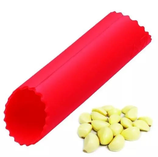 Tubo in silicone pelatore aglio per gadget da cucina in gomma facile da sbucciare