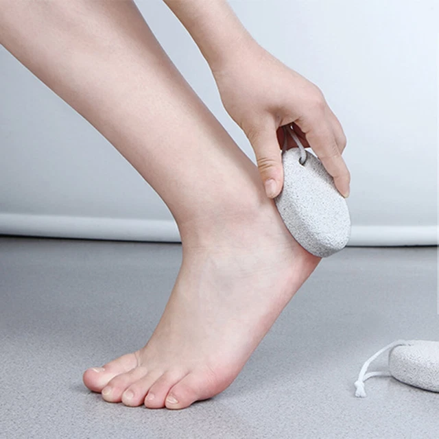 2Pcs Pumice Stone Natural Foot Care Scrubber Dead Hard Skin Callus Remover Tool