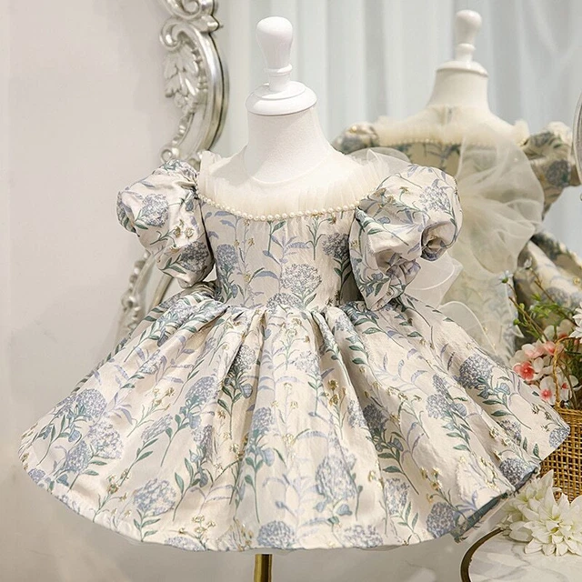 Abito neonata bambina tulle abiti battesimo compleanno pizzo festa abiti ballo