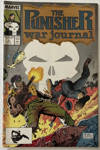 The Punisher War Journal #4 (1989) Sniper Carl Potts Jim Lee