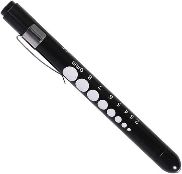 Aokin Medical Pen Light for Nurse Doctor, Reusable LED Medical Penlight with and