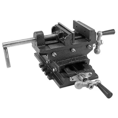 4" Cross Drill Press Vise Slide Metal Milling 2 Way X-Y Clamp Machine Heavy Duty