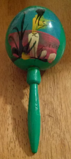 Hand made Mexican Maraca Gourd Rumba Shaker