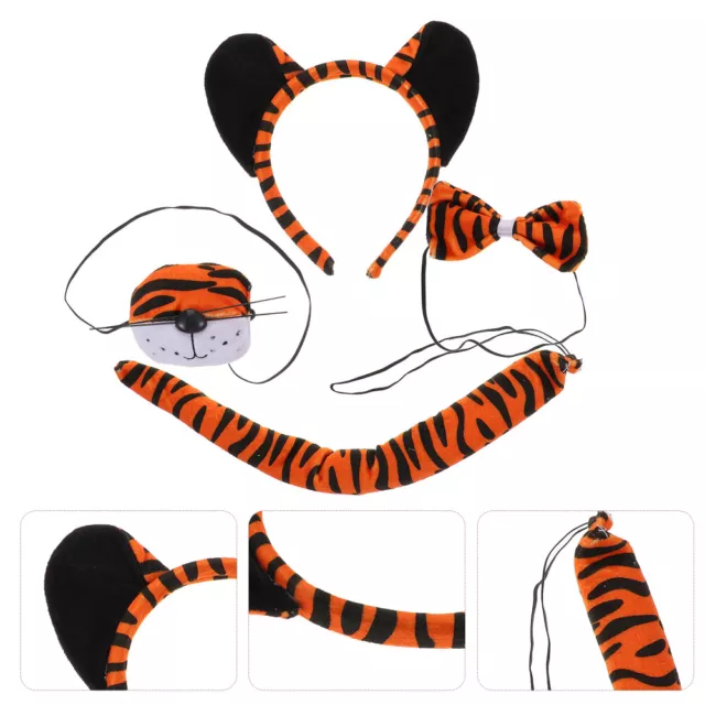 Tiger Suit Animal Costumes for Kids Cartoon Outfits Accessories