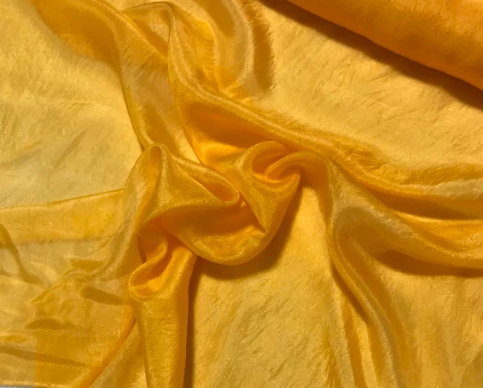 Hand Dyed TANGERINE ORANGE China Silk HABOTAI Fabric
