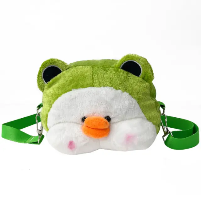 kawaii frog shoulder backpack cute cross body bag beautiful coin purse gift