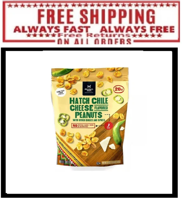 MEMBER'S MARK HATCH Chile Cheese Flavored Peanuts (20 oz.) 15.30
