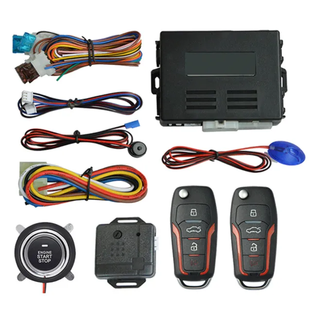 Car Remote Engine Start/Stop Push Button Security Alarm System Switch Keyless